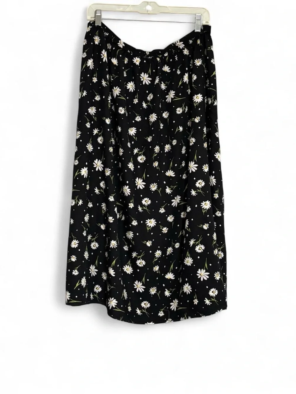 Bechamel Black Daisy Maxi Skirt